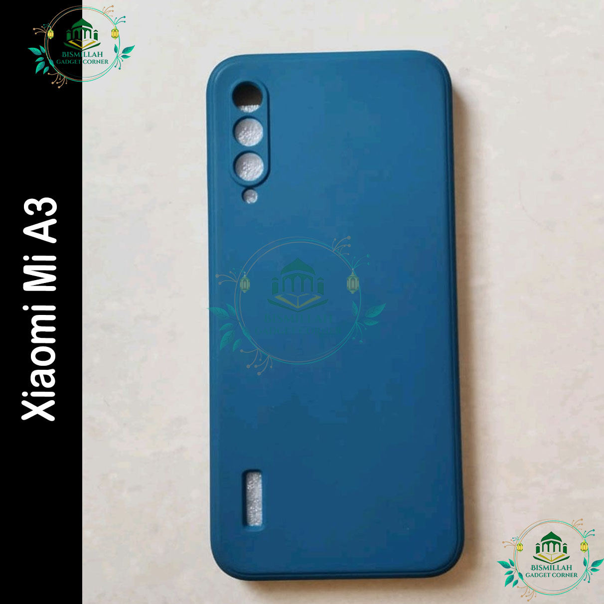 Picture of Premium Liquid Silicone Phone case for Xiaomi MI A3 Liquid Silicon Mobile Back Case Soft Silicone Phone Cover