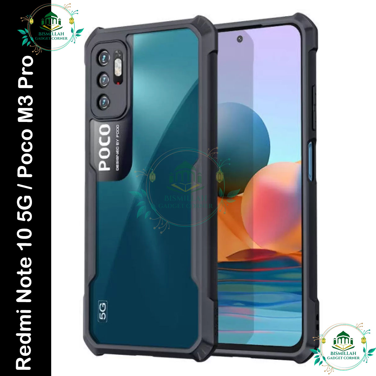Picture of Xiaomi Redmi Note 10 5G / Poco M3 PRO Shockproof TPU Bumper Clear Acrylic Mobile Phone Case For Redmi Note 10 5G Back Cover Picture of Xiaomi Redmi Note 10 5G / Poco M3 PRO Shockproof TPU Bumper Clear Acrylic Mobile Phone Case For Redmi Note 10 5G Back Cover