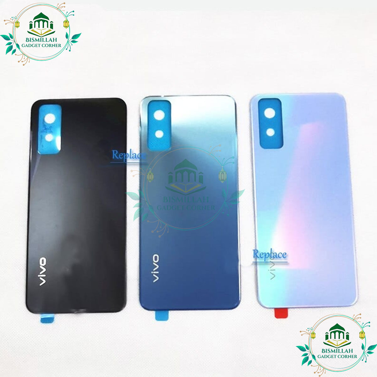 Picture of For Vivo Y20G Phone Battery Back Cover Backshell Glass Battery Rear Case Phone Battery Back Cover Backshell Glass Battery Rear Case