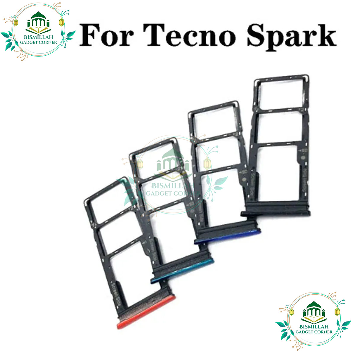 Picture of S.IM Card Holder Tray for Tecno Spark 2 3 4 5 6 Go Pro Air Blue-Black-white-green-Orange Picture of S.IM Card Holder Tray for Tecno Spark 2 3 4 5 6 Go Pro Air Blue-Black-white-green-Orange