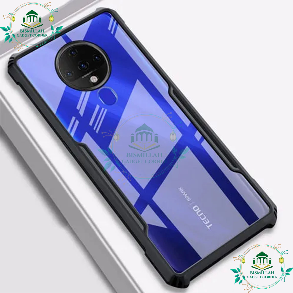 Picture of Tecno Spark 6 Back Cover Ipaky Protective Anti-Shock Case Black case Picture of Tecno Spark 6 Back Cover Ipaky Protective Anti-Shock Case Black case