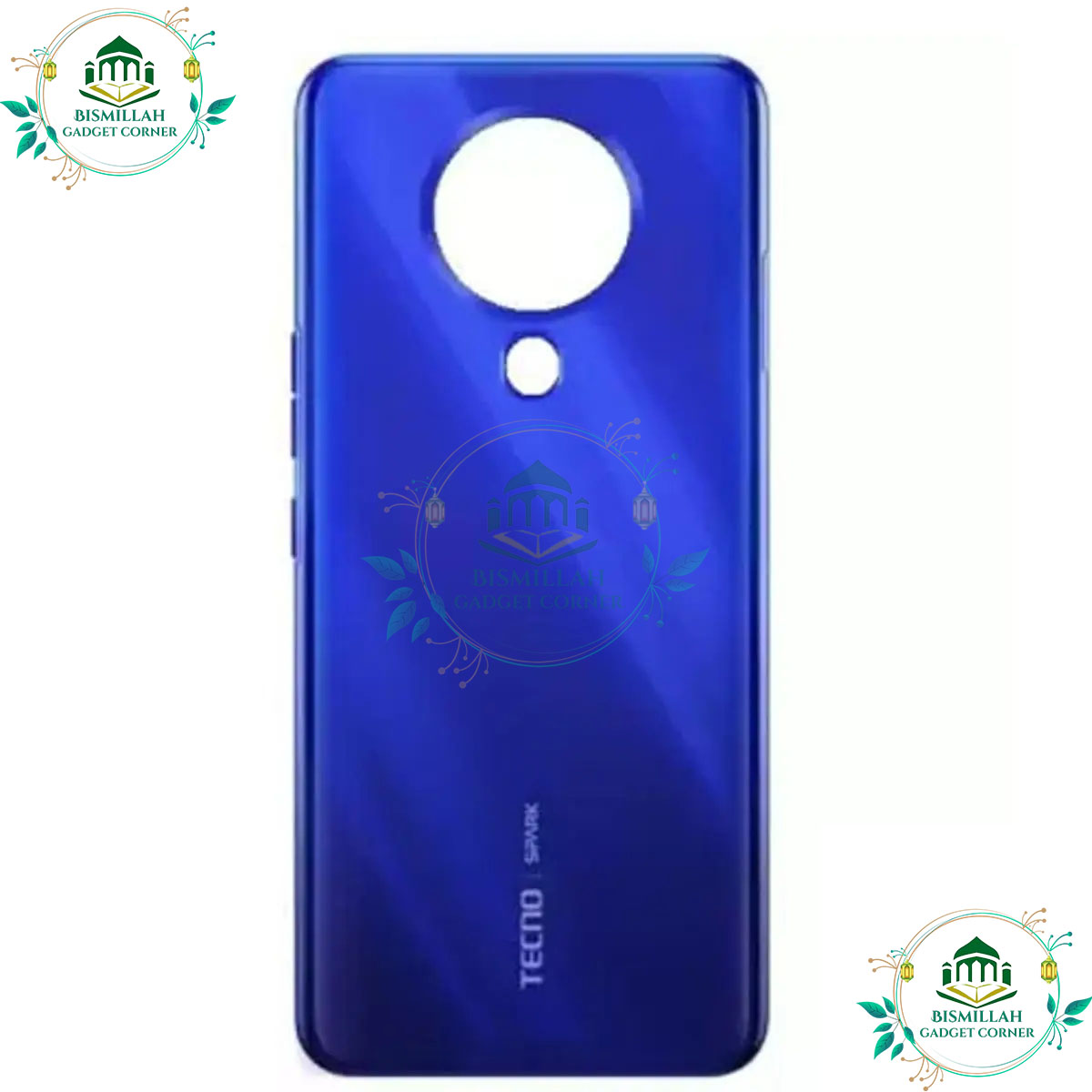 Picture of Back Panel Cover for Tecno Spark 6 - Black-Violet-Orange-White-Bule-Green