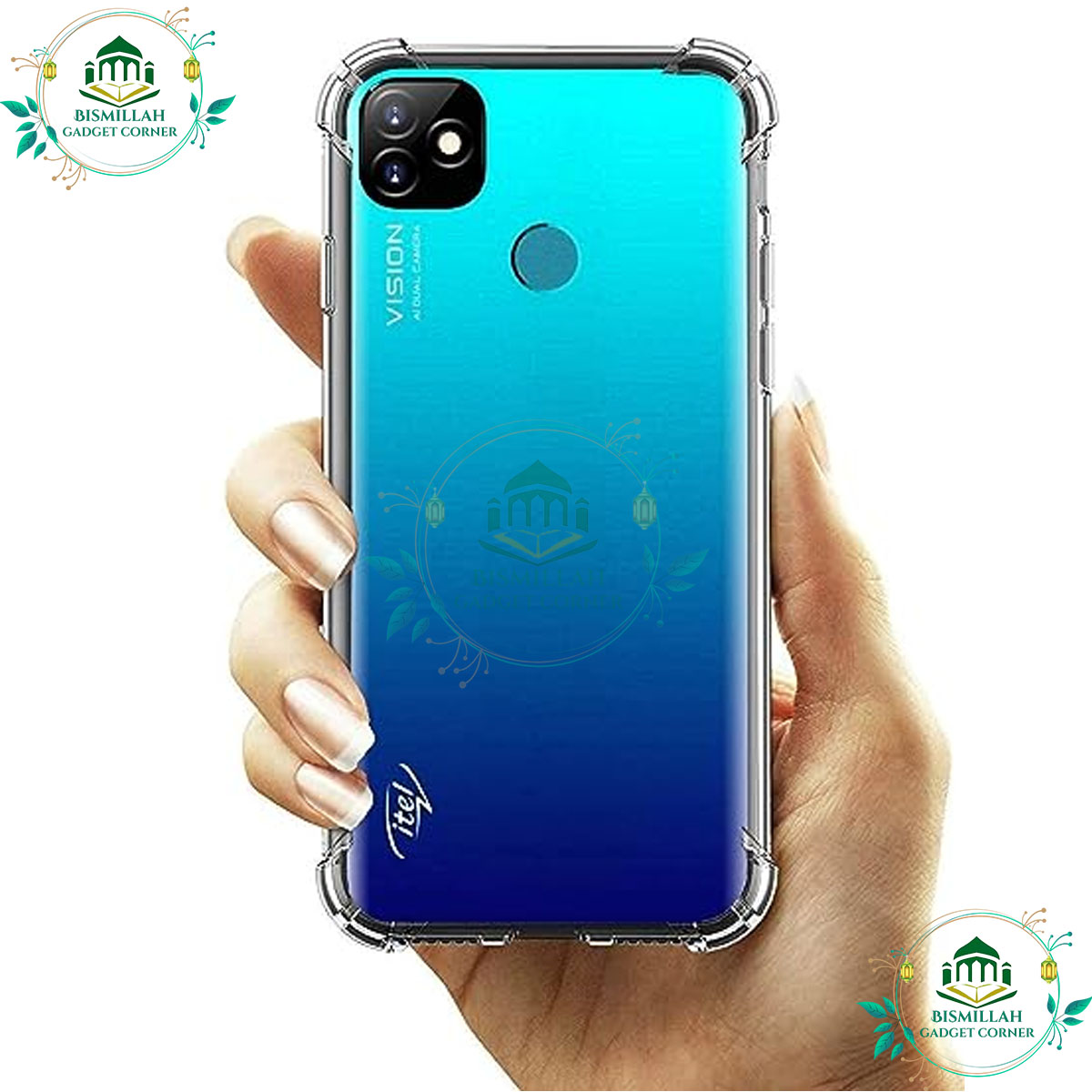 Picture of Coverage Transparent Back Cover for Itel Vision 1 plus - Transparent Picture of Coverage Transparent Back Cover for Itel Vision 1 plus - Transparent