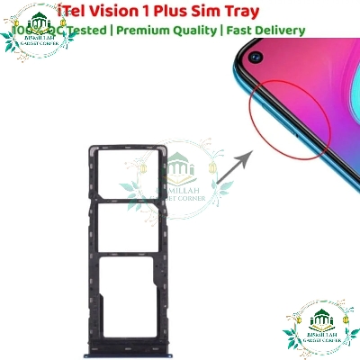 Picture of S.IM Card Holder Tray for Itel Vision 1 Plus black-bule-purple-white