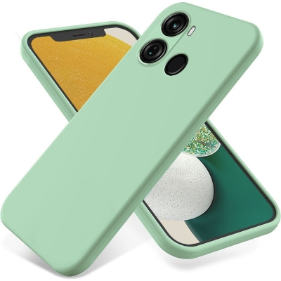 Picture of For itel P40 Soft Sandstone Slim Heavy Strong Unique Liquid Silicone Case For itel P40 Back Cover
