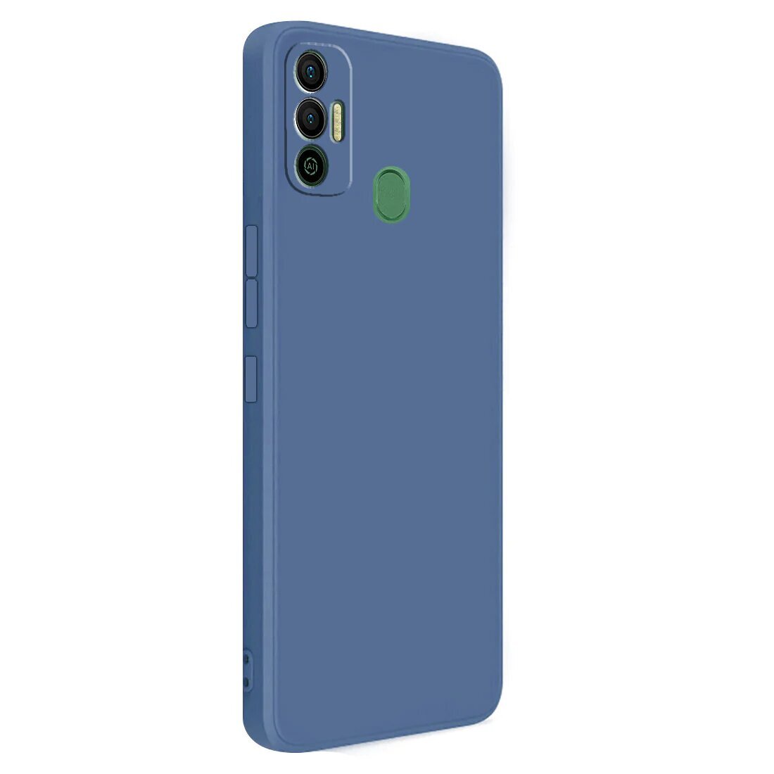 Picture of For Tecno Spark 7 Heavy Strong Unique Liquid Silicone Soft Gel Rubber Shockproof Cover Case For Tecno Spark 7 Back Cover