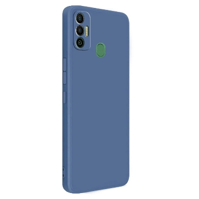 Picture of For Tecno Spark 7 Heavy Strong Unique Liquid Silicone Soft Gel Rubber Shockproof Cover Case For Tecno Spark 7 Back Cover