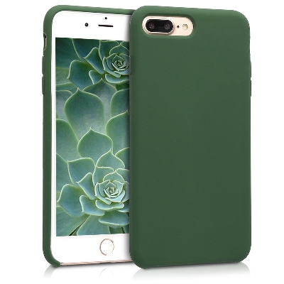 Picture of Liquid Silicone Phone Case For iPhone 8 Plus Soft Mobile Back Cover.