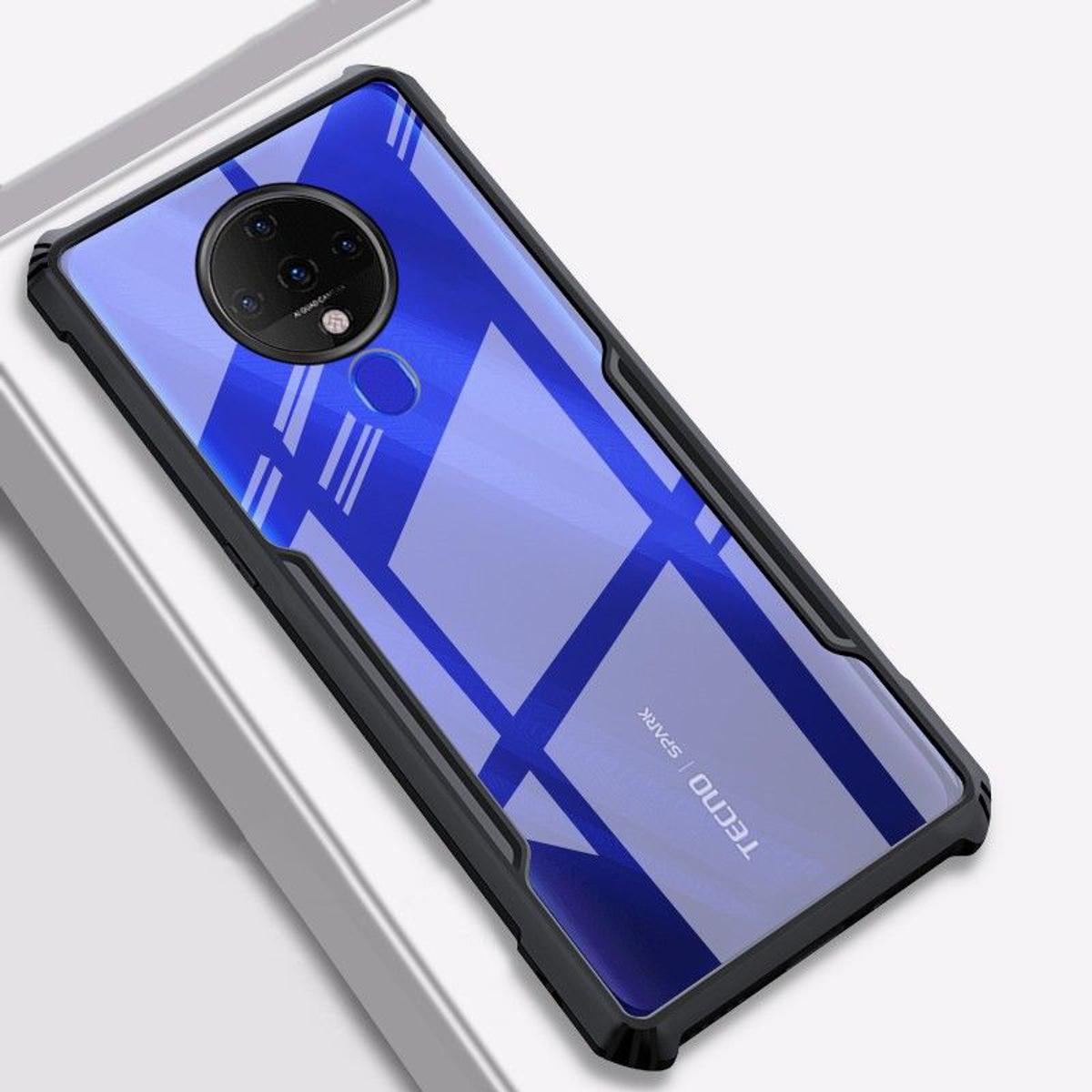 Picture of For Tecno Spark 6 Shockproof TPU Bumper Clear Acrylic Mobile Phone Case For Tecno Spark 6 Back Cover - Phone Picture of For Tecno Spark 6 Shockproof TPU Bumper Clear Acrylic Mobile Phone Case For Tecno Spark 6 Back Cover - Phone