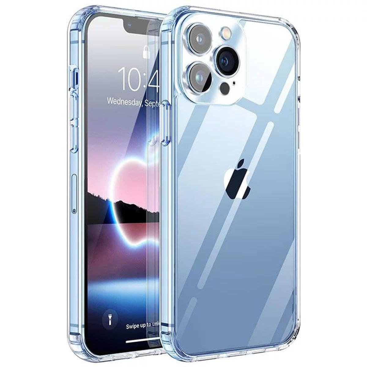 Picture of Transparent Case for iPhone 13 Pro Max Cover Luxury Ultra Thin TPU Clear Shockproof Protective Case for i.Phone 13 Capa - মোবাইল ফোন - Phone