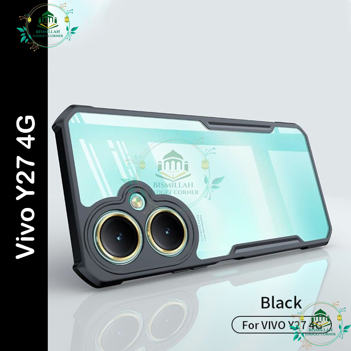 Picture of For vivo Y27 4g back Cases Unique Shockproof Bumper Hard Clear Acrylic Mobile Phone Case vivo Y27 Back Cover