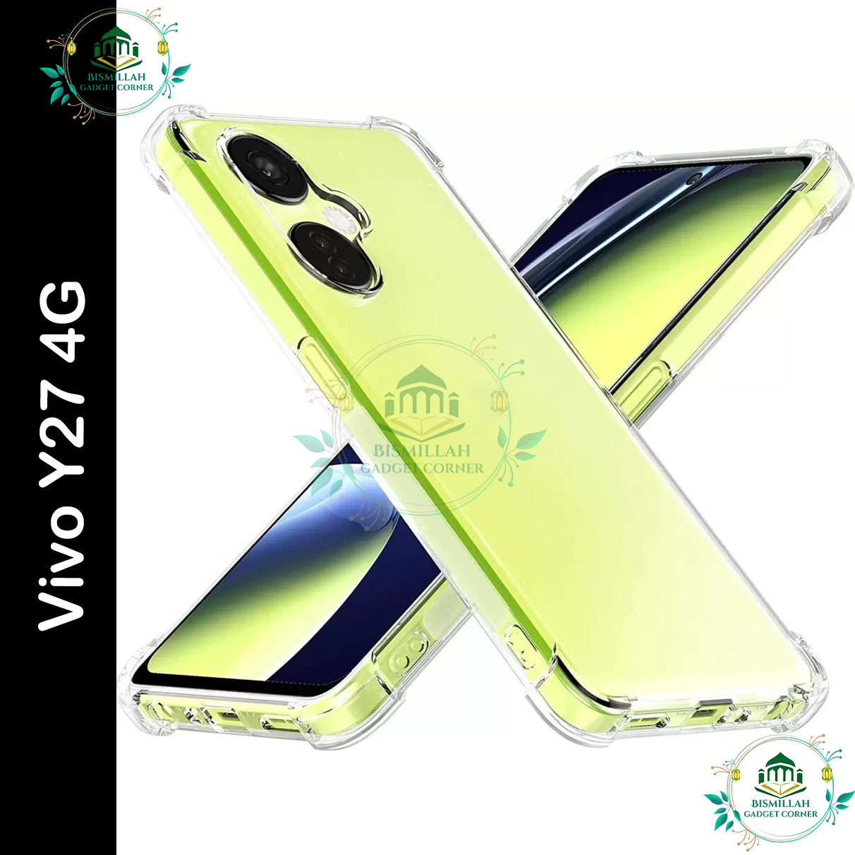 Picture of For vivo Y27 4g back Cases Unique Shockproof Bumper Hard Clear Acrylic Mobile Phone Case vivo Y27 Back Cover
