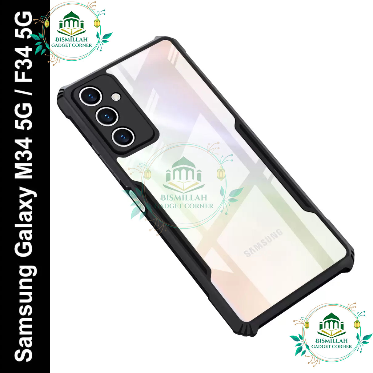 Picture of Xundd Back Cover for Samsung Galaxy M34 5G / Samsung Galaxy F34 5G Transparent Hybrid Hard PC Back Bumper Picture of Xundd Back Cover for Samsung Galaxy M34 5G / Samsung Galaxy F34 5G Transparent Hybrid Hard PC Back Bumper