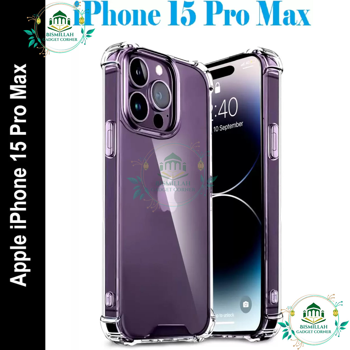 Picture of Transparent back cover For Apple iPhone 15 Pro Max Luxury transparent Protect Back Cover Soft Case Picture of Transparent back cover For Apple iPhone 15 Pro Max Luxury transparent Protect Back Cover Soft Case