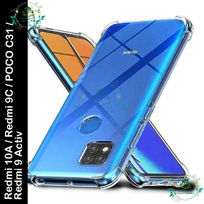 Picture of Transparent back cover For Xiaomi Redmi 10A / Redmi 9C / POCO C31 / Xiaomi Redmi 9 Activ Luxury transparent Protect Back Cover Soft Case