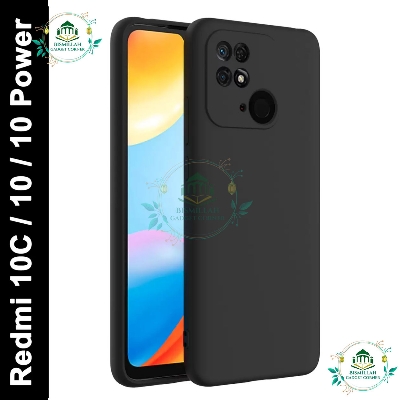 Picture of Premium Liquid Silicone Phone case for Xiaomi Redmi 10C, Xiaomi Redmi 10 Power Liquid Silicon Mobile Back Case Soft Silicone Phone Cover - মোবাইল ফোন - Phoneo