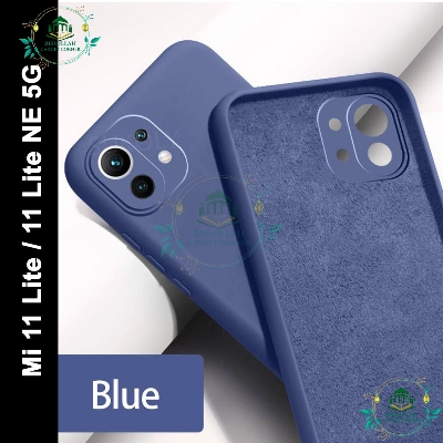 Picture of Premium Liquid Silicone Phone case for Xiaomi Mi 11 Lite / Xiaomi Mi11 Lite 5G NE , Xiaomi 11 Lite 5G / Xiaomi 11 Lite 5G NE Liquid Silicon Mobile Back Case Soft Silicone Phone Cover