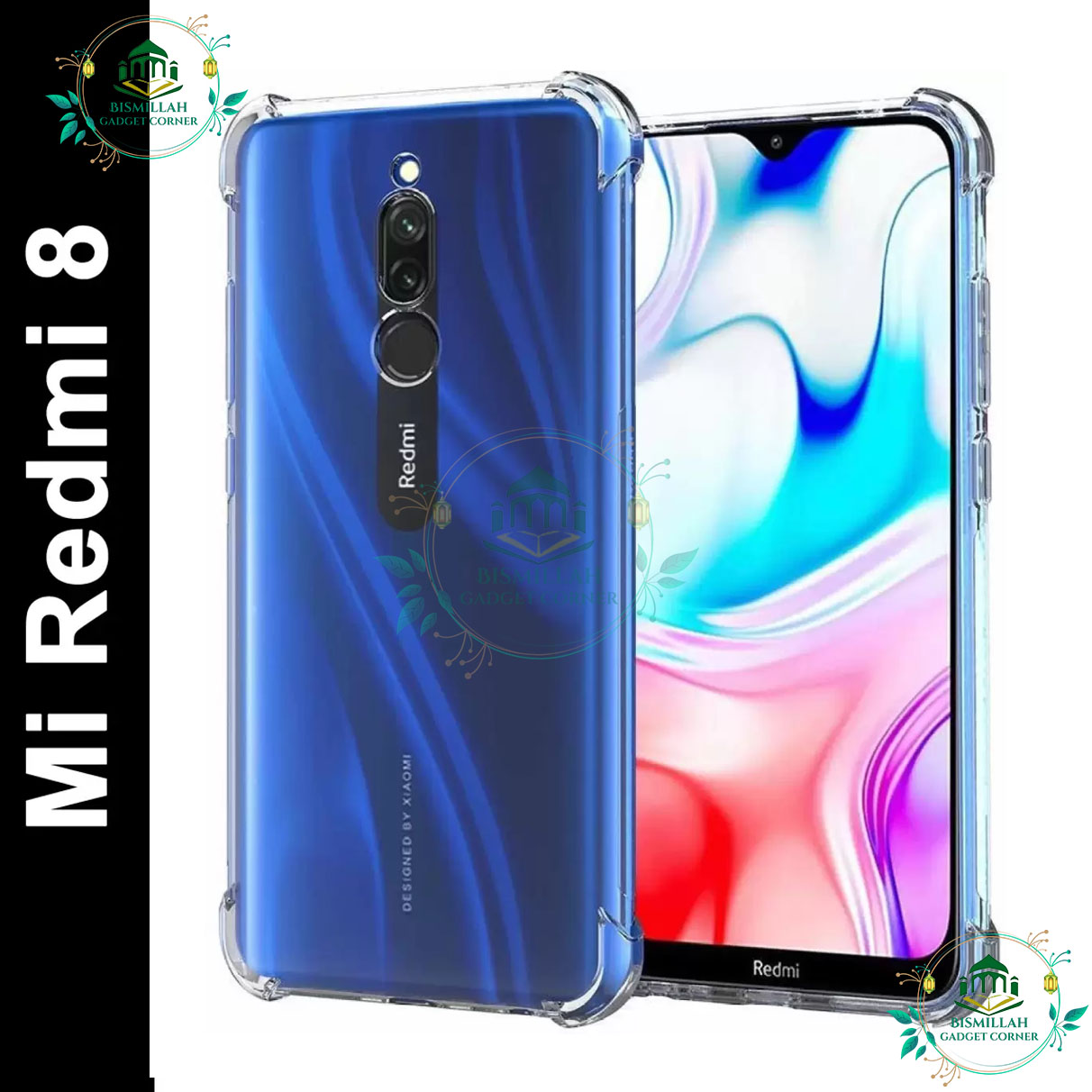 Picture of Transparent back cover For Xiaomi Redmi 8 Luxury transparent Protect Back Cover Soft Case