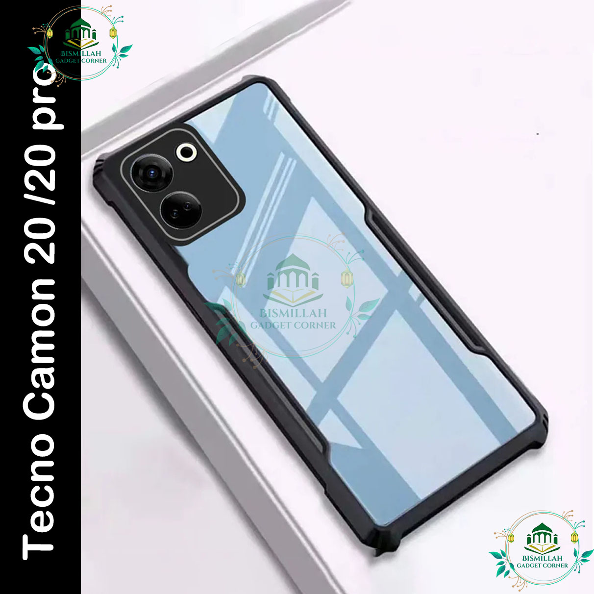 Picture of Xundd Back Cover for Tecno Camon 20 / Tecno Camon 20 Pro Transparent Hybrid Hard PC Back Bumper Picture of Xundd Back Cover for Tecno Camon 20 / Tecno Camon 20 Pro Transparent Hybrid Hard PC Back Bumper
