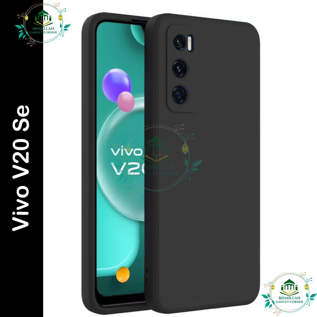Picture of Premium Phone case for Vivo V20 se ( v20se ) back cover Mobile Back Case Soft Silicone Phone Cover - মোবাইল ফোন - Phoneo
