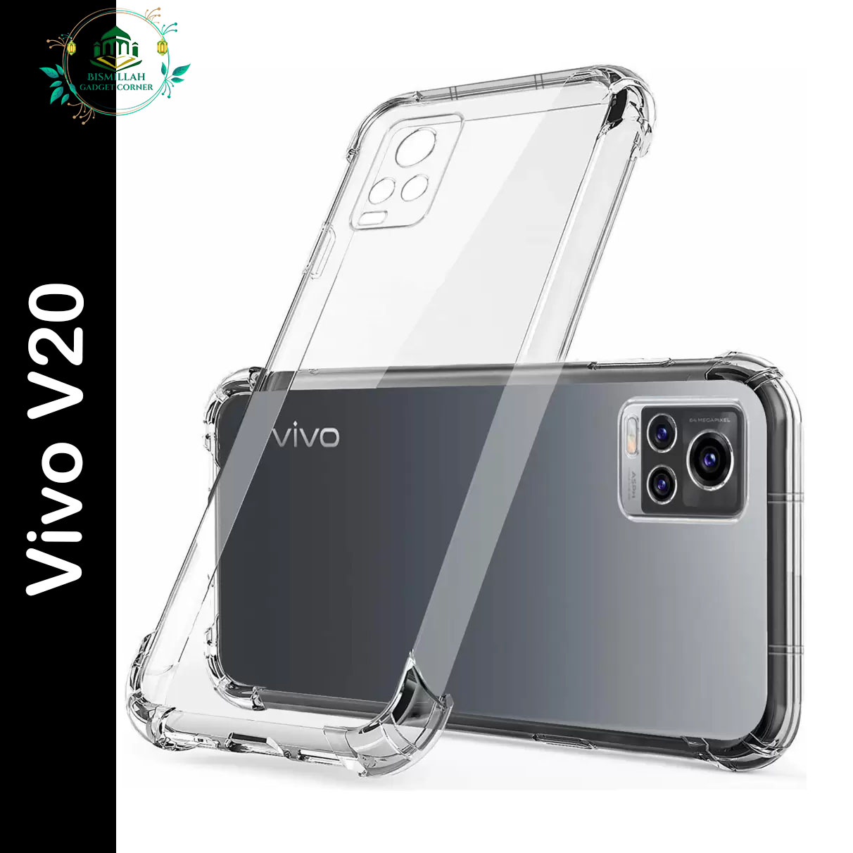 Picture of Premium Phone case for Vivo V20 back cover Mobile Back Case Soft Silicone Phone Cover - মোবাইল ফোন - Phoneo