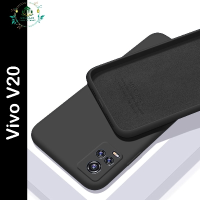 Picture of Premium Phone case for Vivo V20 back cover Mobile Back Case Soft Silicone Phone Cover - মোবাইল ফোন - Phoneo