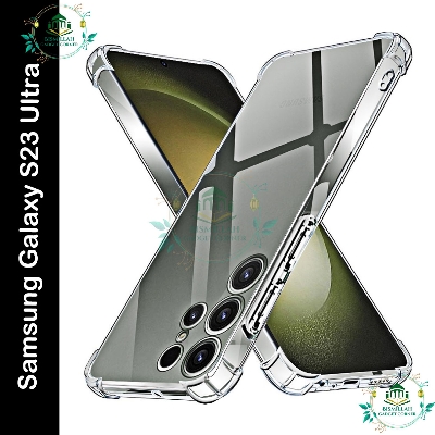 Picture of Transparent back cover For Samsung Galaxy S23 Ultra Luxury transparent Protect Back Cover Soft Case