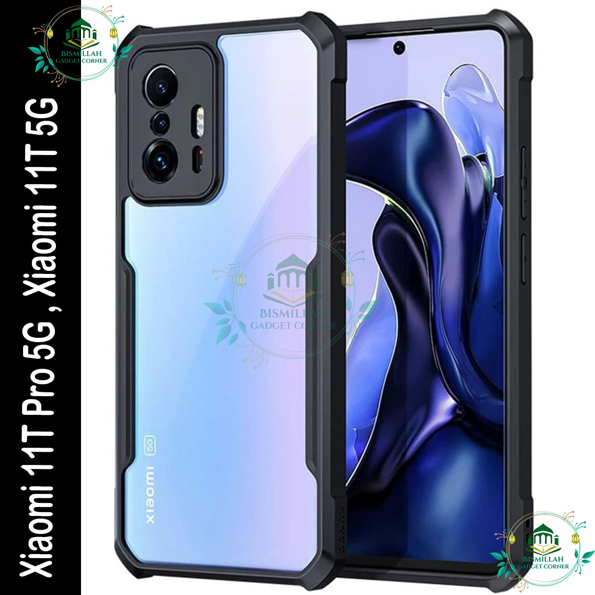Picture of Xundd Back Cover for Xiaomi 11T Pro 5G , Xiaomi 11T 5G Transparent Hybrid Hard PC Back Bumper