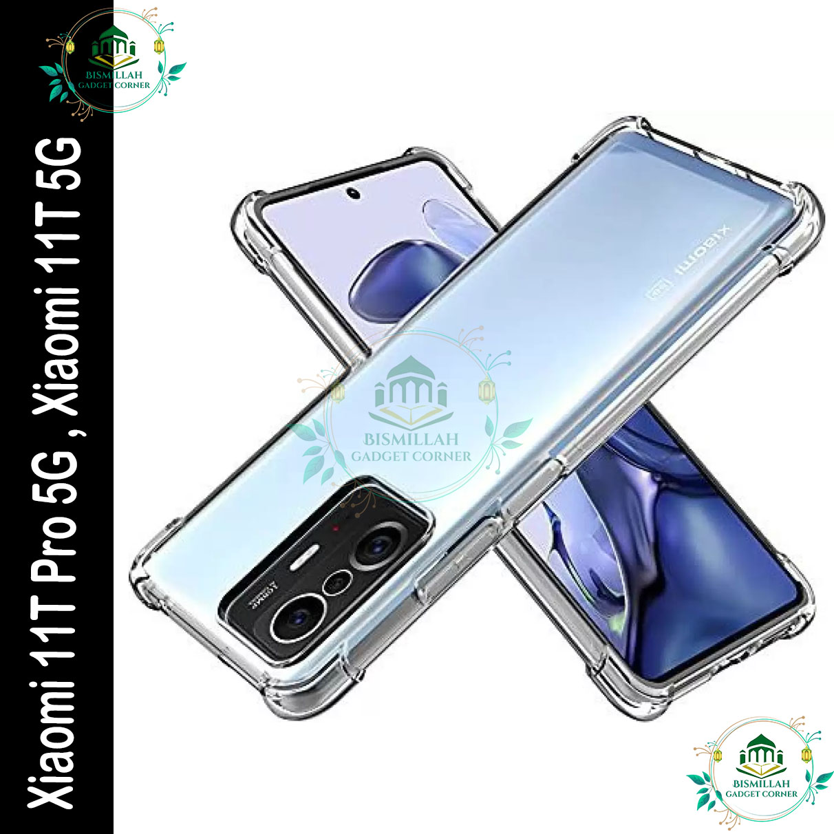Picture of Transparent back cover For Xiaomi 11T Pro 5G , Xiaomi 11T 5G Luxury transparent Protect Back Cover Soft Case