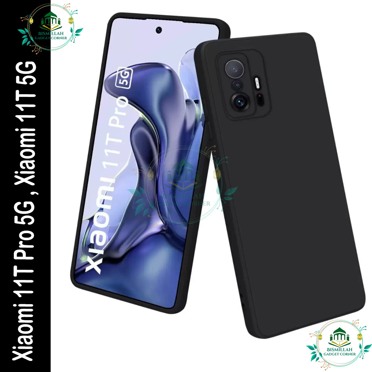 Picture of Premium Liquid Silicone Phone case for Xiaomi 11T Pro 5G , Xiaomi 11T 5G Liquid Silicon Mobile Back Case Soft Silicone Phone Cover - মোবাইল ফোন - Phoneo