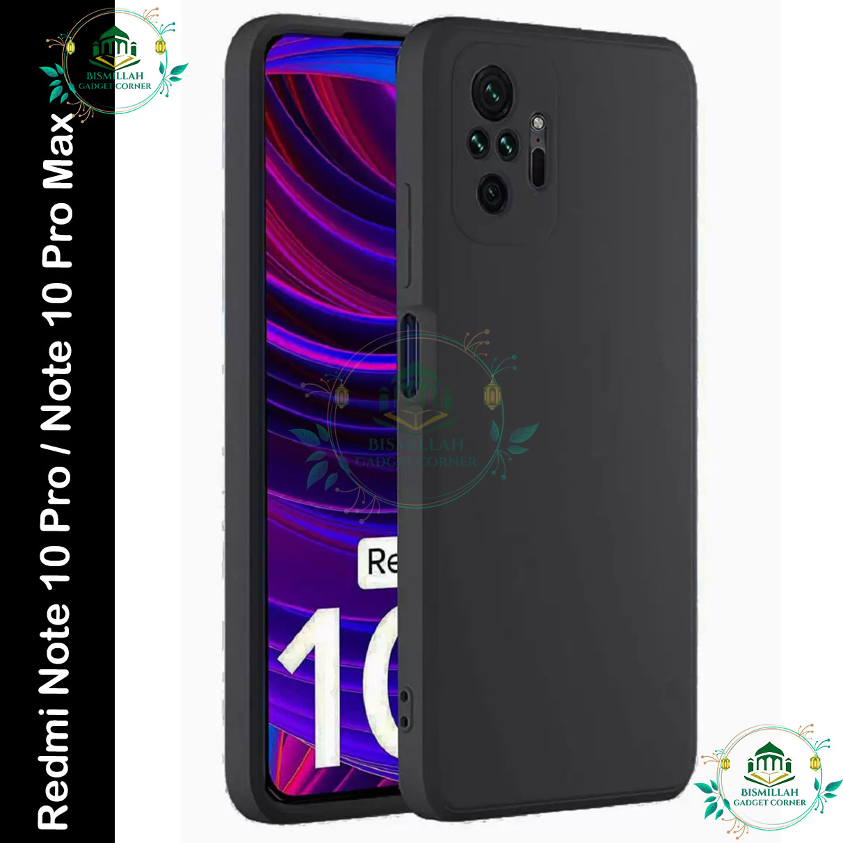 Picture of Premium Liquid Silicone Phone case for Xiaomi  Redmi Note 10 Pro , Xiaomi Redmi Note 10 Pro Max Liquid Silicon Mobile Back Case Soft Silicone Phone Cover