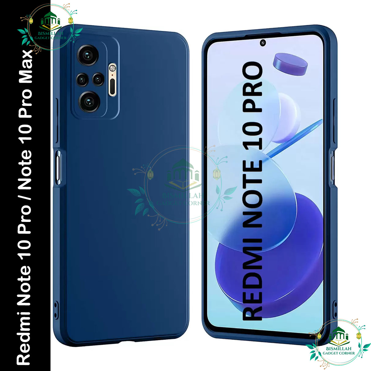 Picture of Premium Liquid Silicone Phone case for Xiaomi  Redmi Note 10 Pro , Xiaomi Redmi Note 10 Pro Max Liquid Silicon Mobile Back Case Soft Silicone Phone Cover