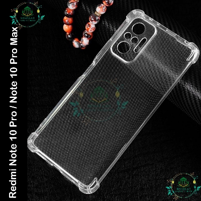 Picture of Transparent back cover For Xiaomi  Redmi Note 10 Pro , Xiaomi Redmi Note 10 Pro Max Luxury transparent Protect Back Cover Soft Case