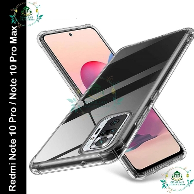 Picture of Transparent back cover For Xiaomi  Redmi Note 10 Pro , Xiaomi Redmi Note 10 Pro Max Luxury transparent Protect Back Cover Soft Case