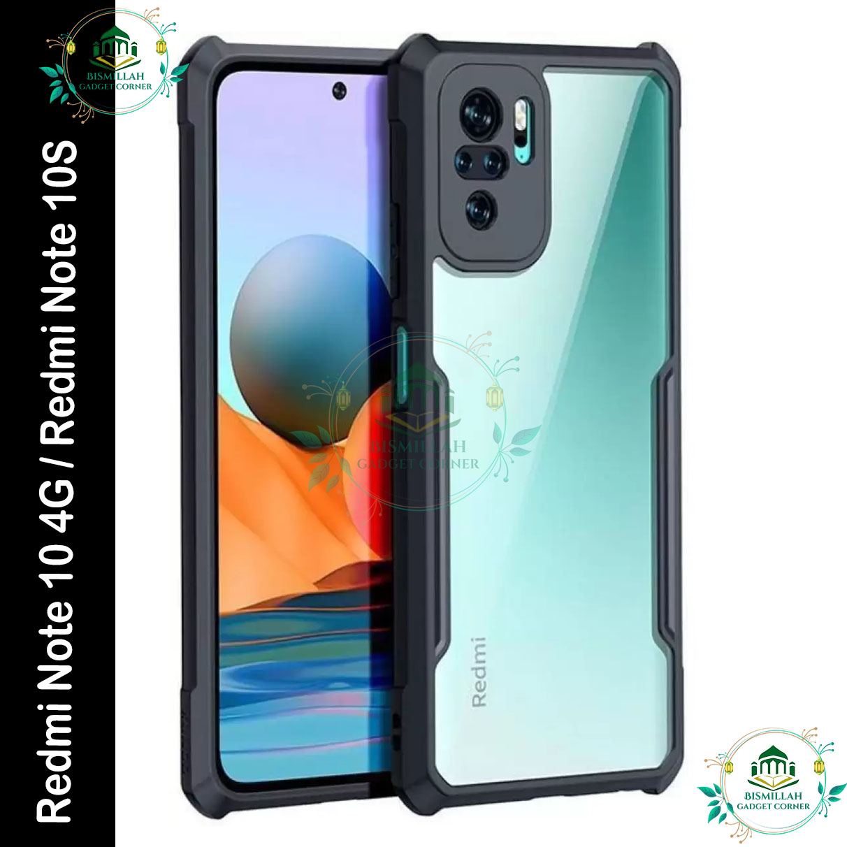 Picture of Xundd Back Cover for Xiaomi Redmi Note 10 4G / Xiaomi Redmi Note 10S Transparent Hybrid Hard PC Back Bumper Picture of Xundd Back Cover for Xiaomi Redmi Note 10 4G / Xiaomi Redmi Note 10S Transparent Hybrid Hard PC Back Bumper