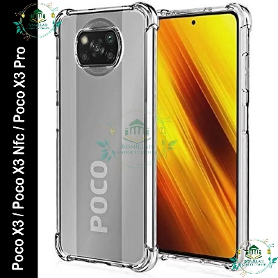 Picture of Transparent back cover For xiaomi Poco X3 / Poco X3 Nfc / Poco X3 Pro Luxury transparent Protect Back Cover Soft Case