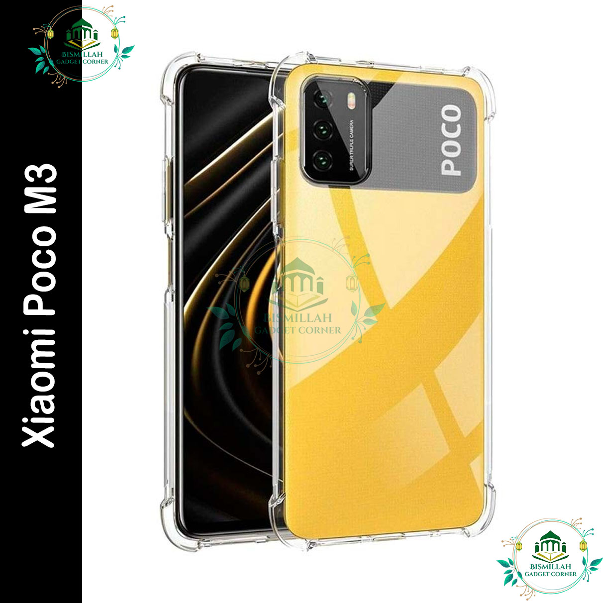 Picture of Transparent back cover For Xiaomi Poco M3 Luxury transparent Protect Back Cover Soft Case Picture of Transparent back cover For Xiaomi Poco M3 Luxury transparent Protect Back Cover Soft Case