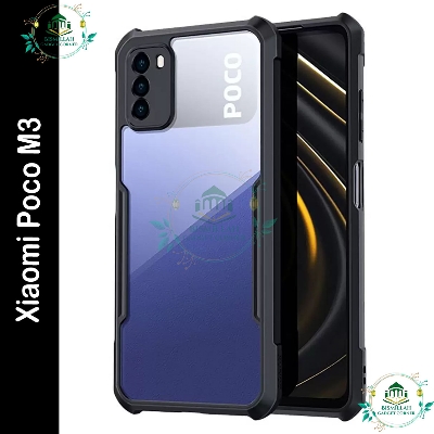 Picture of Xundd Back Cover for Xiaomi Poco M3 Transparent Hybrid Hard PC Back Bumper Picture of Xundd Back Cover for Xiaomi Poco M3 Transparent Hybrid Hard PC Back Bumper
