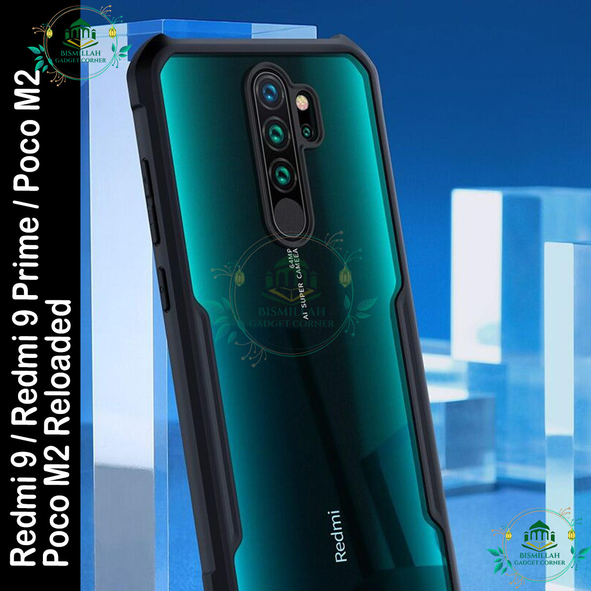 Picture of Xundd Back Cover for Xiaomi Redmi 9 / Redmi 9 Prime / Poco M2 / Poco M2 Reloaded Transparent Hybrid Hard PC Back Bumper Picture of Xundd Back Cover for Xiaomi Redmi 9 / Redmi 9 Prime / Poco M2 / Poco M2 Reloaded Transparent Hybrid Hard PC Back Bumper