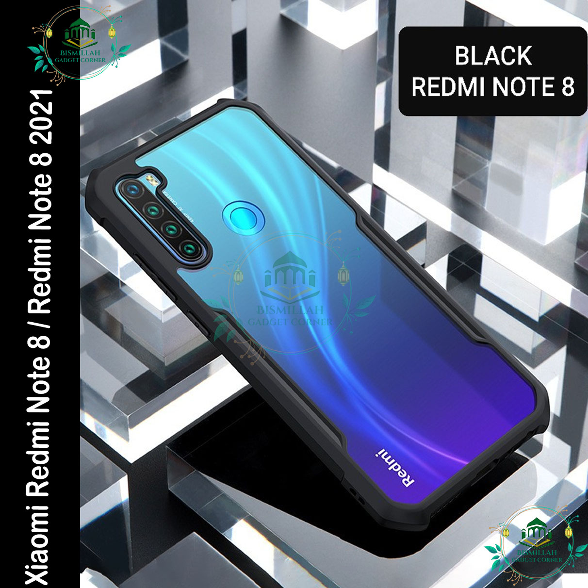 Picture of Xundd Back Cover for Xiaomi Redmi Note 8 / Redmi Note 8 2021 Transparent Hybrid Hard PC Back Bumper Picture of Xundd Back Cover for Xiaomi Redmi Note 8 / Redmi Note 8 2021 Transparent Hybrid Hard PC Back Bumper