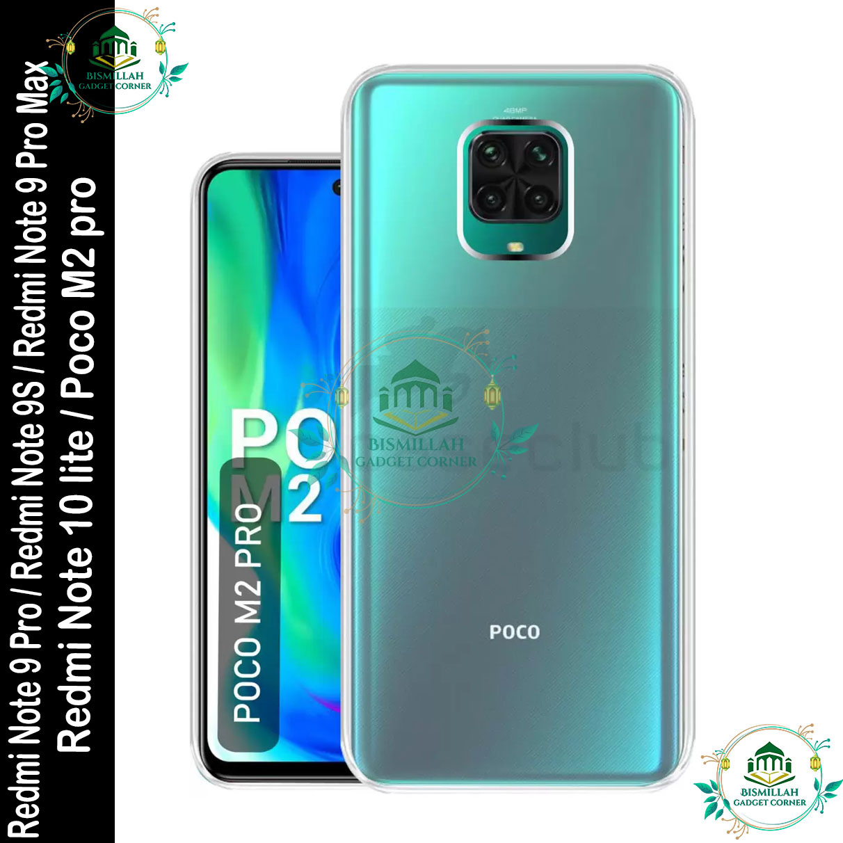 Picture of Transparent back cover For Redmi Note 9 Pro / Redmi Note 9S / Redmi Note 9 Pro Max / Poco M2 Pro / Redmi Note 10 lite Luxury transparent Protect Back Cover Soft Case Picture of Transparent back cover For Redmi Note 9 Pro / Redmi Note 9S / Redmi Note 9 Pro Max / Poco M2 Pro / Redmi Note 10 lite Luxury transparent Protect Back Cover Soft Case