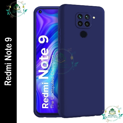 Picture of Premium Liquid Silicone Phone case for Xiaomi Redmi Note 9 Liquid Silicon Mobile Back Case Soft Silicone Phone Cover - মোবাইল ফোন - Phoneo