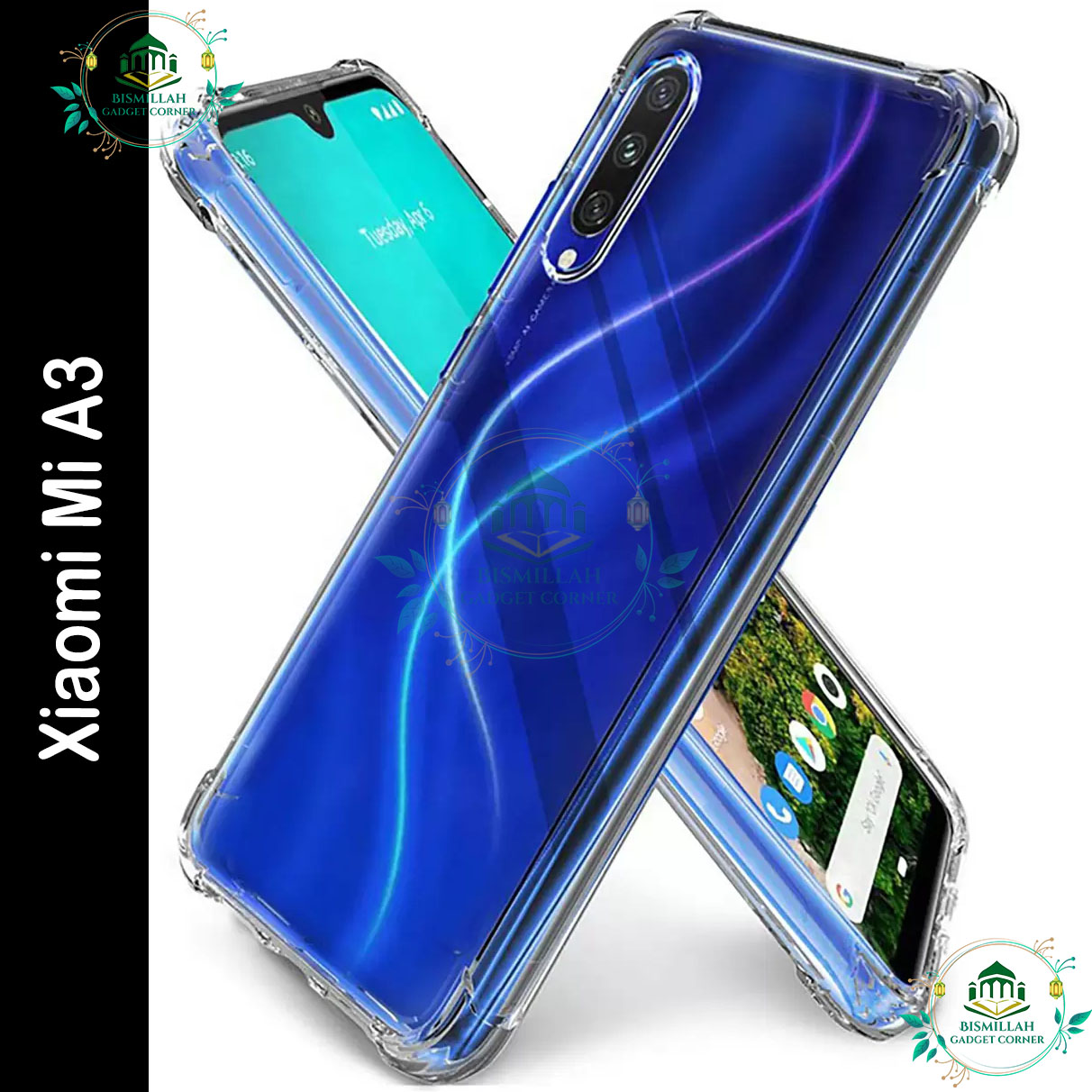 Picture of Transparent back cover For Xiaomi MI A3 Luxury transparent Protect Back Cover Soft Case Picture of Transparent back cover For Xiaomi MI A3 Luxury transparent Protect Back Cover Soft Case