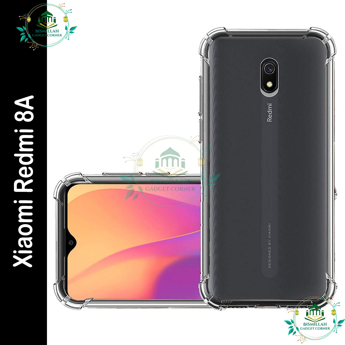 Picture of Transparent back cover For Xiaomi Redmi 8A Luxury transparent Protect Back Cover Soft Case