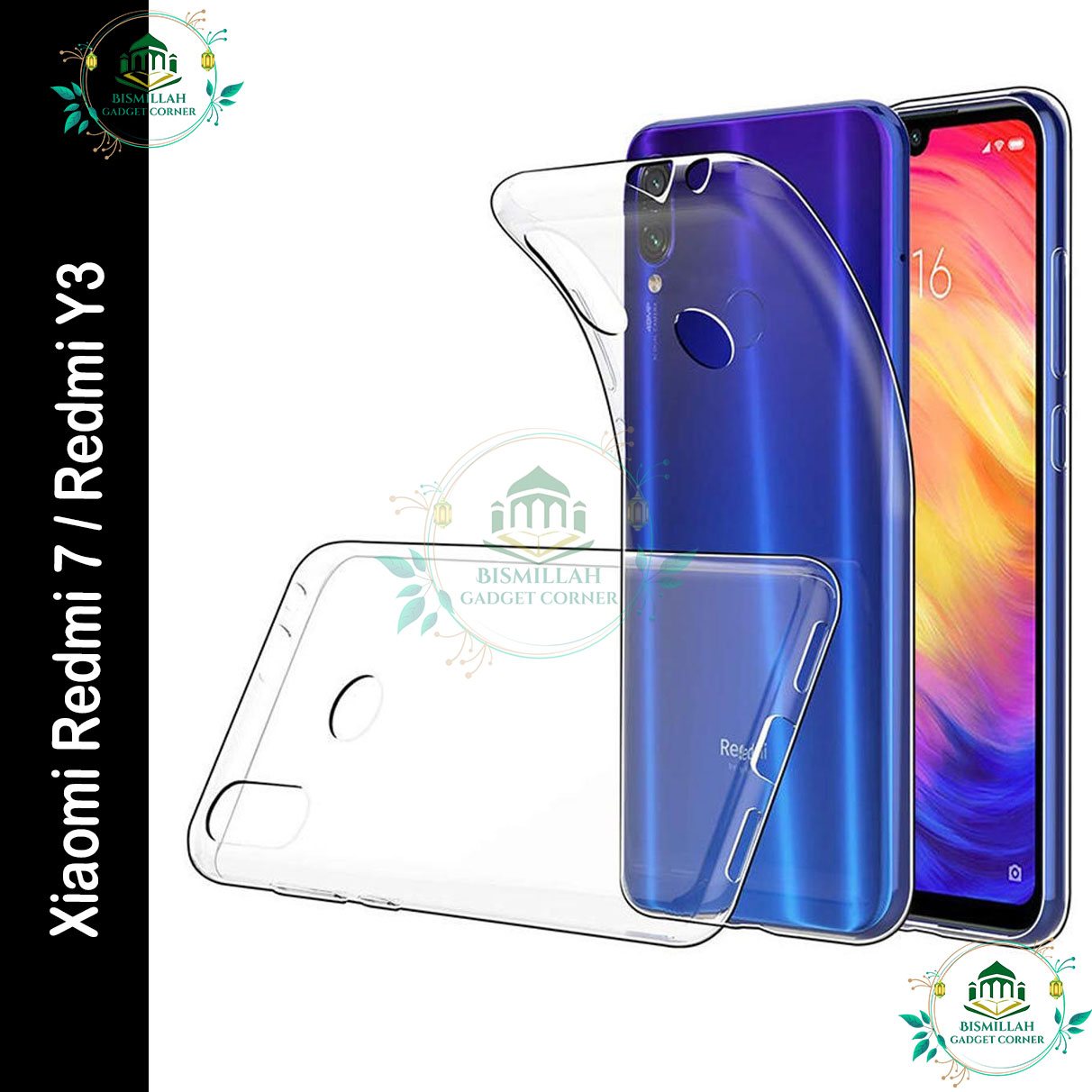 Picture of Transparent back cover For Xiaomi Redmi 7 / Redmi Y3 Luxury transparent Protect Back Cover Soft Case Picture of Transparent back cover For Xiaomi Redmi 7 / Redmi Y3 Luxury transparent Protect Back Cover Soft Case