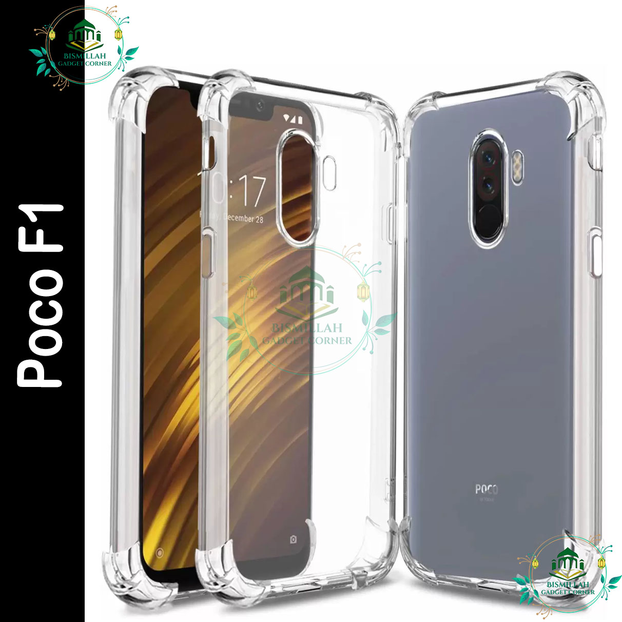 Picture of Transparent back cover For Xiaomi Poco F1 / Pocophone F1 Luxury transparent Protect Back Cover Soft Case Picture of Transparent back cover For Xiaomi Poco F1 / Pocophone F1 Luxury transparent Protect Back Cover Soft Case