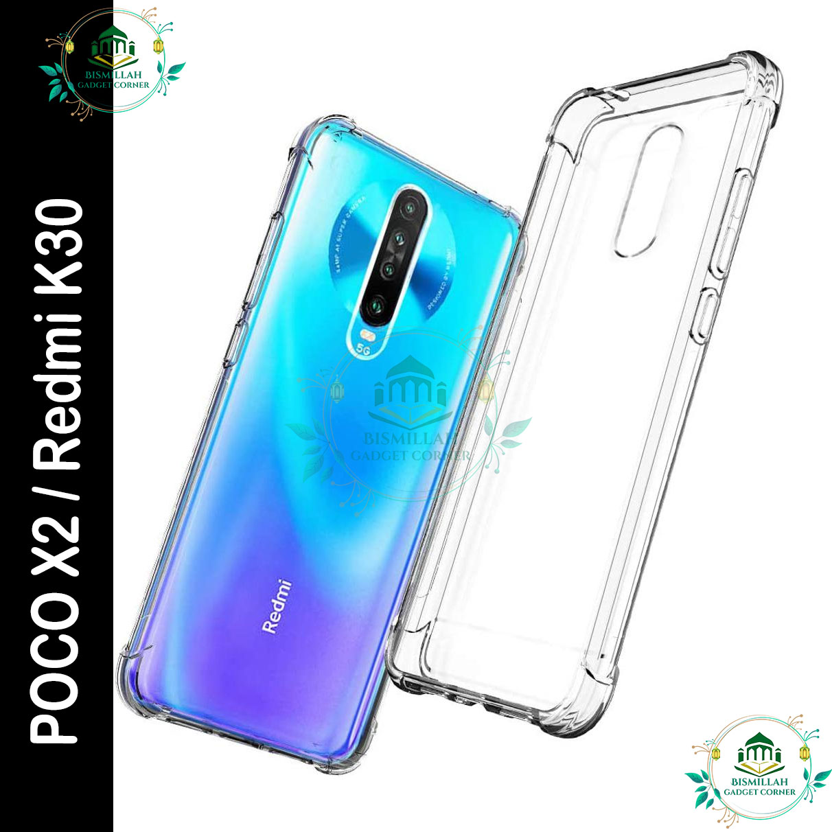 Picture of Transparent back cover For Xiaomi Poco X2 / Xiaomi Redmi K30 Luxury transparent Protect Back Cover Soft Case Picture of Transparent back cover For Xiaomi Poco X2 / Xiaomi Redmi K30 Luxury transparent Protect Back Cover Soft Case