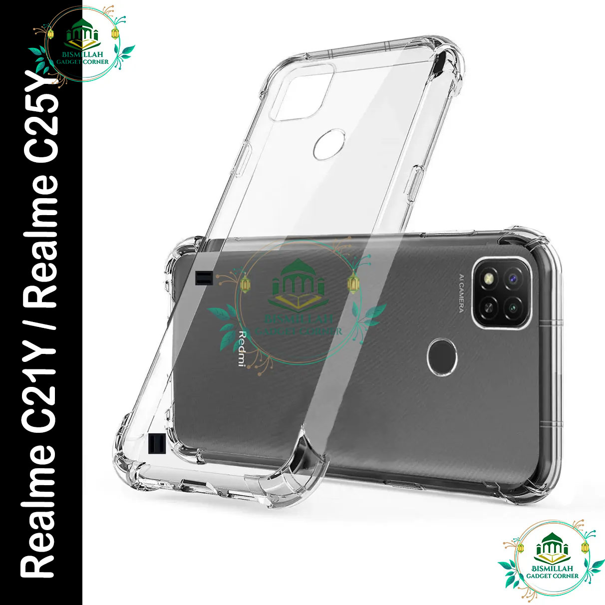 Picture of Transparent back cover For Realme c21y / Realme c25y Luxury transparent Protect Back Cover Soft Case Picture of Transparent back cover For Realme c21y / Realme c25y Luxury transparent Protect Back Cover Soft Case