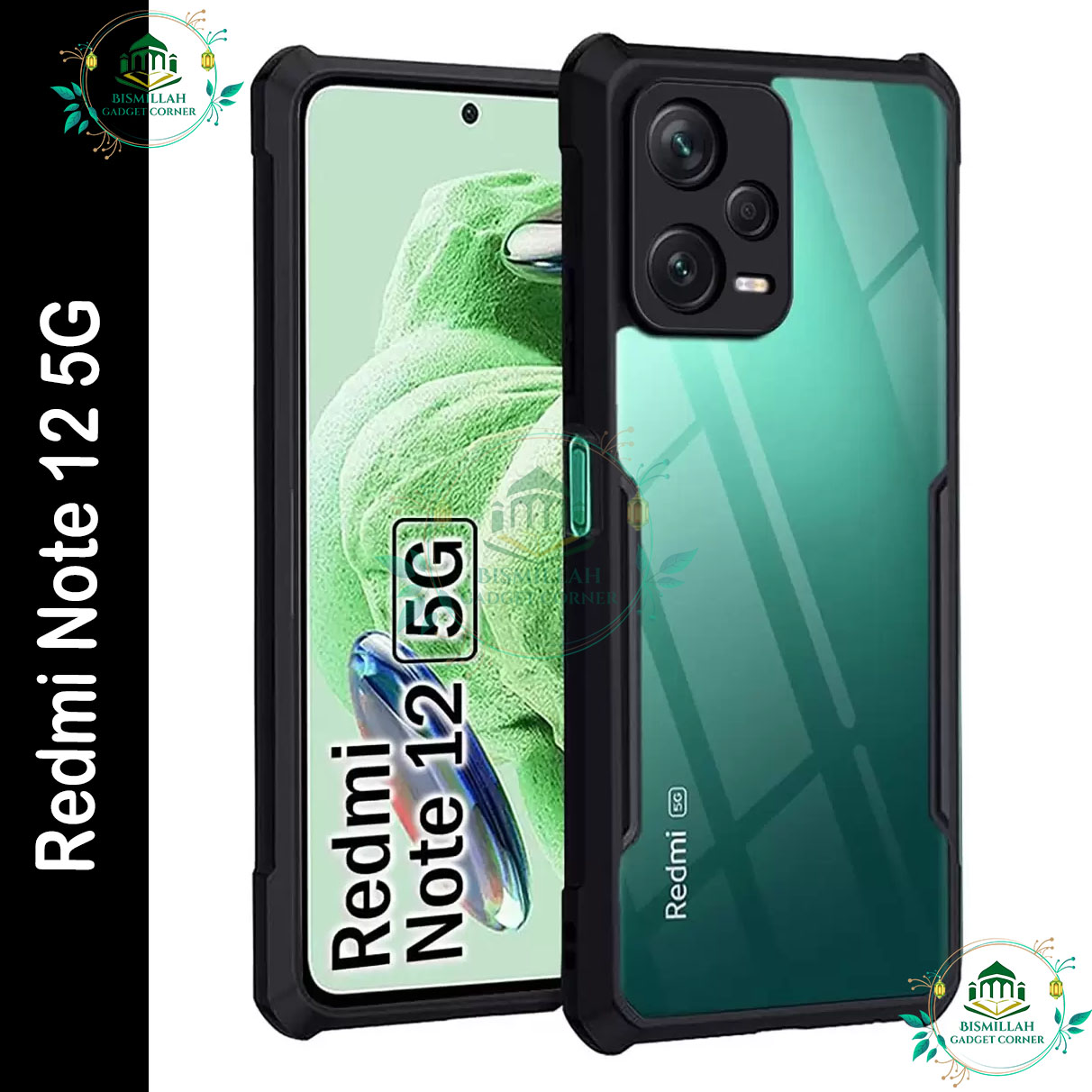 Picture of Xundd Back Cover for Redmi Note 12 5G Transparent Hybrid Hard PC Back Bumper Picture of Xundd Back Cover for Redmi Note 12 5G Transparent Hybrid Hard PC Back Bumper