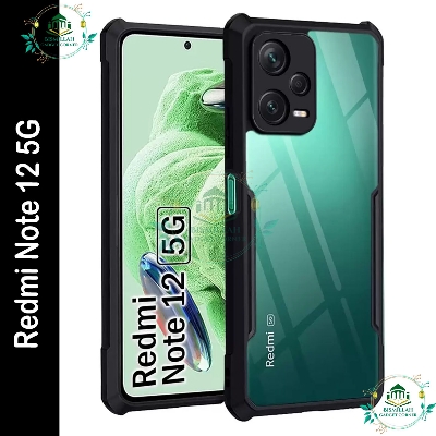 Picture of Xundd Back Cover for Redmi Note 12 5G Transparent Hybrid Hard PC Back Bumper Picture of Xundd Back Cover for Redmi Note 12 5G Transparent Hybrid Hard PC Back Bumper